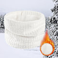 Miniatyrbild 1 av 3: Vinterhalsduk för Män Fleece Ring Bandana Stickad Varm Solid Halsduk Kvinnor Halsvärmare B6-solid