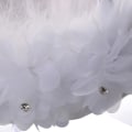 Miniatyrbilde 3 av 5: Kurver Lett Vektig Slitesterk Hvit Blonder Brudepike Bærbar Høy Kvalitet Bryllupsutstyr Strutsfjær For Å Holde Godteri Gavekurver White