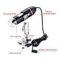 Miniatyrbild 4 av 5: 1600x 3-i-1 USB Digital Mikroskop Typ-C 8 LED-kamera