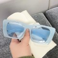 Pikkukuva 2 / 3: Trendikkäät Retro-Aurinkolasit Pienellä Kehyksellä PC-Aurinkolasit Timanttireunalla (1 kpl, Sininen)