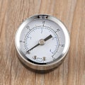 Miniatyrbilde 1 av 5: 1/8 tommer NPT Luftkompressor Hydraulisk Trykkmåler 0-60 Psi
