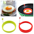 Miniatyrbillede 3 af 5: Silikon Ring Omelet Stegeæg Form Madlavning