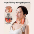 Miniatyrbillede 2 af 5: Massagemaskiner til Nakke og Skulder med Varme, Nakke- og Rygmassager - yuhao Grey
