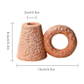 Miniatyrbillede 5 af 5: Geometrisk Kopformet Kerteholder i Keramik til Hjemmet