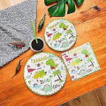 Miniatyrbilde 3 av 5: 62 stk Dinosaur Party Servise Sett for 12