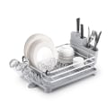 Miniatyrbilde 2 av 5: Kjøkken Oppvaskstativ Super Stor Kapasitet Aluminium Legering Avrenningsstativ