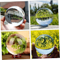 Miniatyrbillede 8 af 8: Krystalkugle Fotografi Prop Reflekterende Kugle Glat Overflade Alsidig til Spisning Kontor