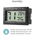 Miniatyrbillede 2 af 4: 5-pak Mini Hygrometer Lille Digital Termometer Hygrometer Lcd Skærm Indendørs