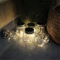 Pikkukuva 5 / 5: Ulkovalaistus Solar String Light 20 LED:tä Solar Mason Jar Lid Set