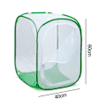 Miniatyrbillede 5 af 5: Høj Stor Butterfly Habitat Bur Collapsible Terrarium Pop-up Lnches, Insekt Og Butterfly Net Til Opdræt Indsæt