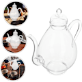 Miniatyrbillede 2 af 7: Tekande med Si og Infusionsenheder Glas Kedel