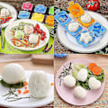 Miniatyrbillede 4 af 4: 8 stk. Ris Onigiri Køkkenform Ægform Sikkerhedsmateriale