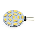 Miniatyrbilde 3 av 5: 10 stk LED Bi-pin lyspære 2W G4 Rund 15 SMD5730 DC AC 12-24V