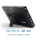 Miniatyrbilde 4 av 5: Leadstar 10 Tommer HD Bærbar TV DVB-T2 ATSC ISDB-T TDT TV