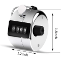 Miniatyrbillede 5 af 5: Metal Håndtæller 4-cifret Lap Counter Clicker