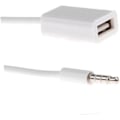 Pikkukuva 1 / 6: 3,5 mm:n uros Aux - USB-sovitinkaapeli autostereoiden USB-äänimuunninta varten