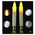 Miniatyrbilde 2 av 5: 2 stk LED-lys Elektrisk Flammeløs Lys Gullbaser Dekor