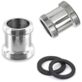 Miniatyrbilde 1 av 5: Pakke Messingkranadapter, 22mm NPT Hane til Hane Kranlufterkontakt for Vaskkran Vannrenserlufter (m18 - M22)