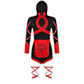 Miniatyrbillede 1 af 5: Sæt Kvinder Romper Fancy Up Kostume 2XL