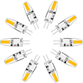 Miniatyrbilde 5 av 5: 10 stk Flimmerfrie Mini G4 Cob Lampe Ac Dc 12v Led 2w