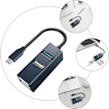 Miniatyrbild 3 av 8: Usb Hub Laddare Typ c Usb Hub 4 Portar Multifunktionsadapter