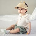 Pikkukuva 4 / 5: Kevyt Tyhjä Yläosa Design Bucket Hat Pehmeä Kalastajan Hattu Ulkoilmaurheiluun Khaki