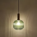 Pikkukuva 2 / 5: 1-lamppuinen 20 cm luova riippuvalaisin metallilasi pallo LED