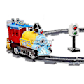 Miniatyrbillede 4 af 4: Batteridrevet Duplo-togbyggesæt med klodser - pædagogisk legetøj fra Ty-yuhao Red