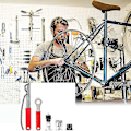Miniatyrbillede 3 af 5: Værktøj til fjernelse af cykelkæde Kassette Låsering Cykel Svinghjul Fjerner