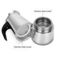 Miniatyrbillede 4 af 5: 600ml Kaffekande i Rustfrit Stål Mocha Espresso Percolator