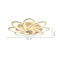 Miniatyrbilde 5 av 5: 53cm Taklampe LED Stue Soverom Blomst Lampe