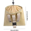 Miniatyrbilde 3 av 5: Samlepose Foldbar Lerret Fruktplukkpose Med Trekkstreng For Vandring Khaki 1stk