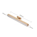 Miniatyrbillede 2 af 5: 4W Spejlslampe 30cm Badeværelseslys Varmt Hvidt Dæmpbart LED Natlys 4000k Skabsspejlslampe Nødlys Håndlampe Vægskænke Til Trapper Gang