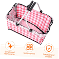 Pikkukuva 4 / 8: Picnic-kylmälaukku vetoketjulla, eristetty picnic-kori lounaalle, kannettava bento-laukku