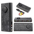 Miniatyrbillede 1 af 5: 4-i-1 AV RCA Switch Box Audio Video Splitter