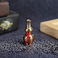 Miniatyrbild 3 av 5: Bronsgurka Feng Shui Staty Trädgårdsprospéritet Buddhistisk Dekoration
