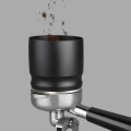 Pikkukuva 4 / 5: 58 mm:n Kahviannostekuppi, Alumiiniseos Espresso-Annostelu Suppilo Kahviannostelurengas Annostelija