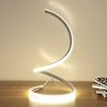 Pikkukuva 2 / 5: Moderni 16w LED-pöytälamppu akryyli-spiraali pöytälamppu