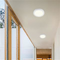 Miniatyrbilde 3 av 5: Rund LED-taklampe i aluminium (12 W, 1160 Lm, 120, IP20, 160 x 30 mm) 1 stk. Kaldt hvitt lys 6000 K