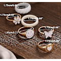Miniatyrbillede 3 af 5: Guldringe Sæt Trendy Ringe Sæt Æstetisk Knuckle Stacking Ringe Til Kvinder Pige