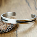 Miniatyrbillede 5 af 5: 8mm Mænd Davidstjerne Armbånd Dragon Scorpion Bangle