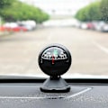 Pikkukuva 4 / 5: Musta Kompassi Pallo Kojelaudan Kiinnitys Navigointi Autolle Kuorma-autolle Moottoriajoneuvolle (1 kpl, musta)