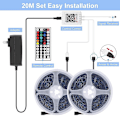 Miniatyrbillede 2 af 5: 10m RGB LED Striplys Bluetooth Telefonstyring