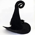 Miniatyrbild 4 av 5: Halloween-häxhatt för kvinnor, stickad ull, modern häxhatt, vuxen, elak häxa, trollkarlhatt, cosplay