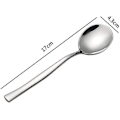 Miniatyrbilde 3 av 4: 12 stk Rustfritt Stål Runde Skjeer Suppe Skjeer