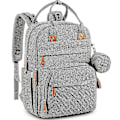 Miniatyrbild 1 av 5: Babyblöjväskor Multifunktionell Vattentät Reseväska för Blöjor Light Gray