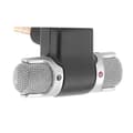 Mini 3,5 mm Jack Stereo Mikrofoninspelningsmikrofon Kompatibel Med Smartphone