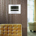 Miniatyrbild 1 av 5: Ts-h129y Digital LCD Väggklocka med Temperatur för Hemmet och Kontoret
