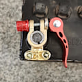 Miniatyrbillede 3 af 5: Batteripol-ærmer, Bilbatteripol-konverter-adaptere Anode Katode-ærmer 1 Par Sølv