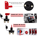 Miniatyrbillede 5 af 5: 2 Pak 12v/24v Bilbatteri Isolator Afbryder Strøm Afbryder Nødsituation Switch